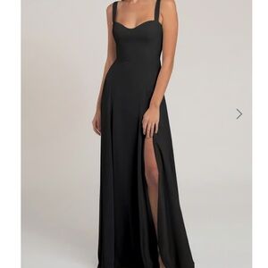 Jenny Yoo Harris grey long dress 4